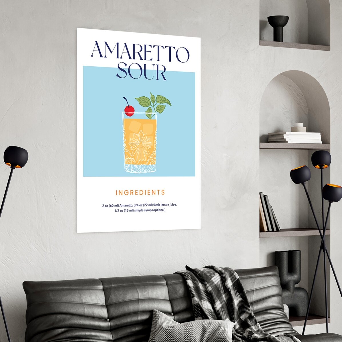 Affiche « Amaretto Sour »