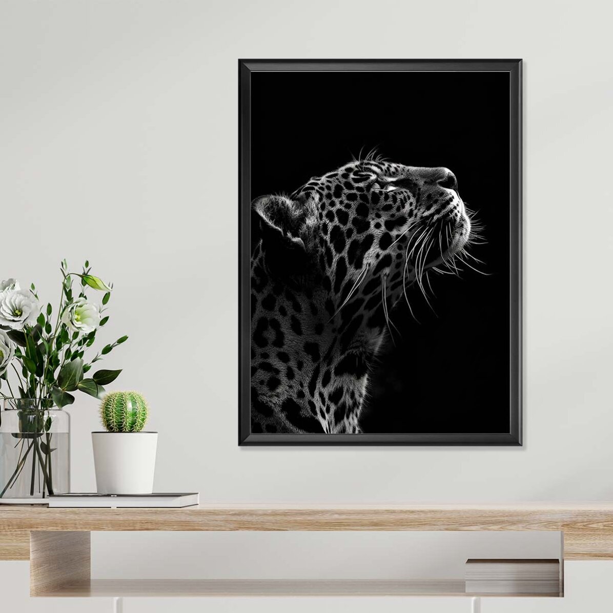 Affiche « Black and White Jaguar »
