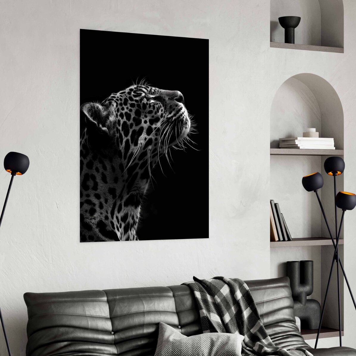 Affiche « Black and White Jaguar »