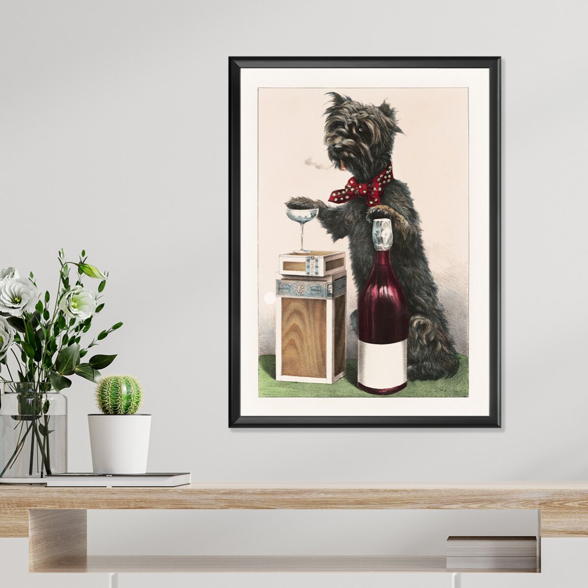 Affiche « Chien joyeux »
