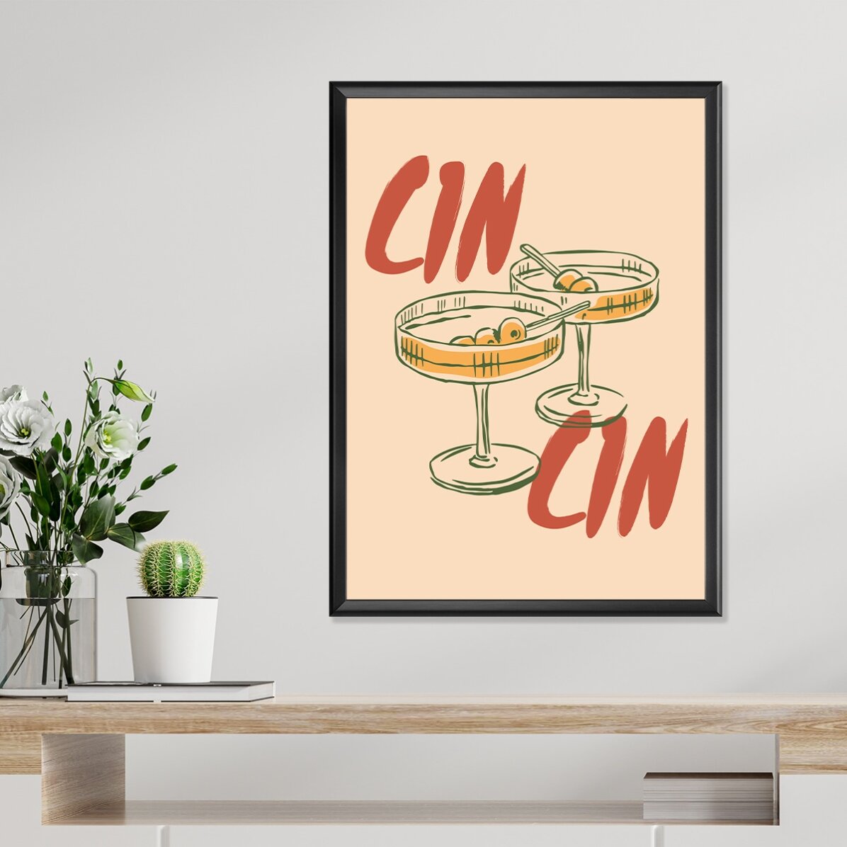 Affiche « Cin cin »