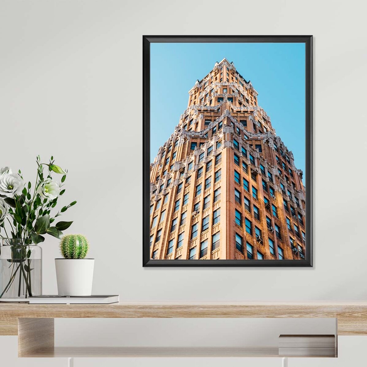 Affiche représentant un immeuble à New York