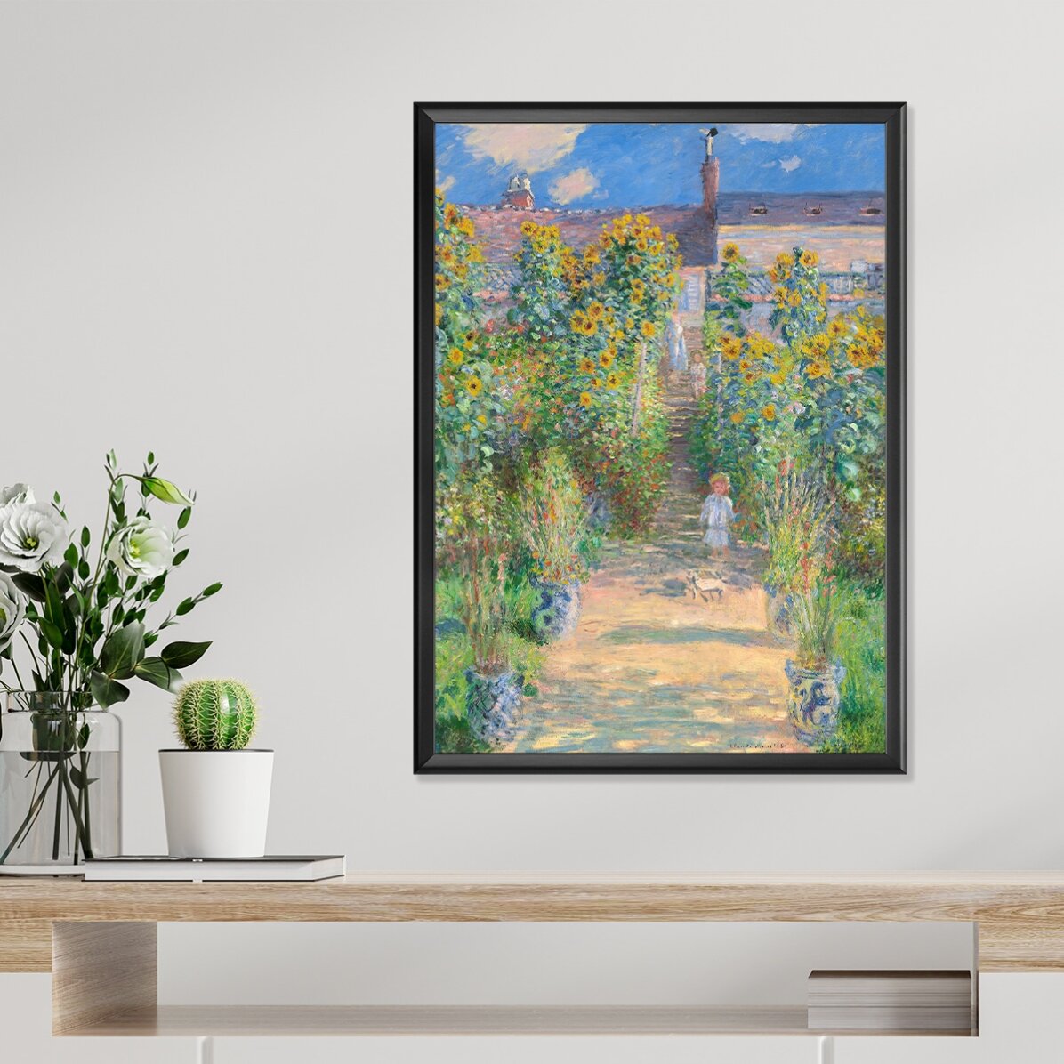 Affiche : Claude Monet, Le Jardin de l