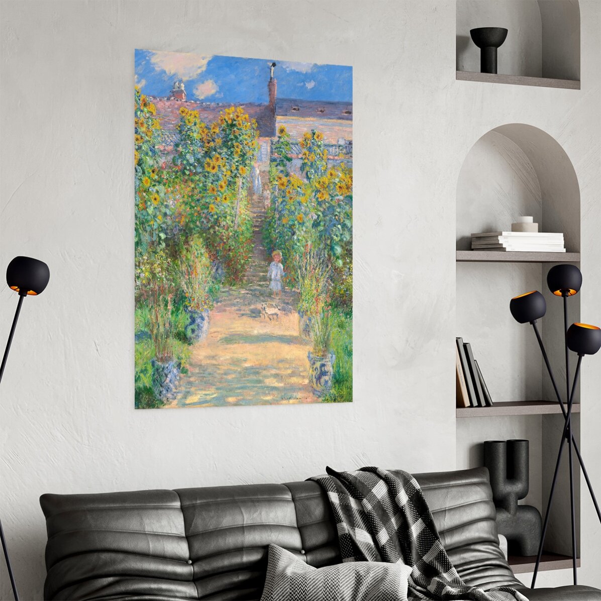 Affiche : Claude Monet, Le Jardin de l