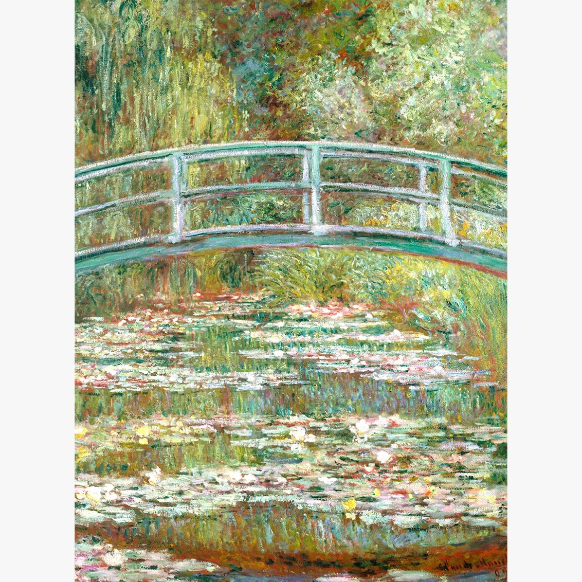 Affiche de Claude Monet, Le pont sur un étang aux nénuphars, 1899
