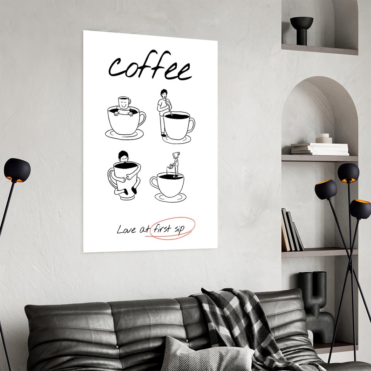 Affiche « Coffee love »