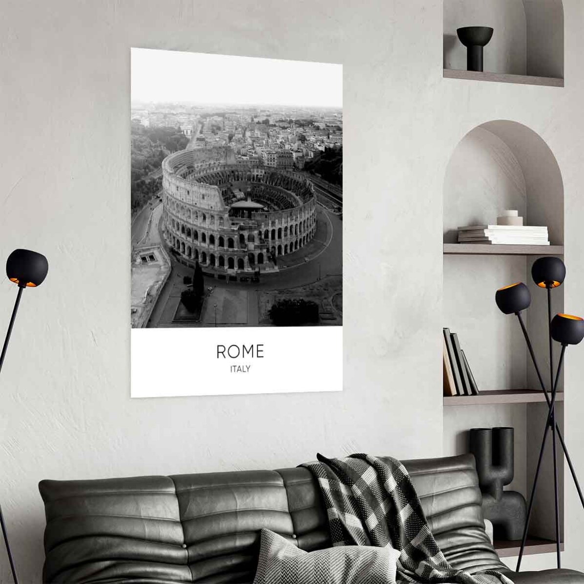 Affiche du Colisée de Rome, en Italie