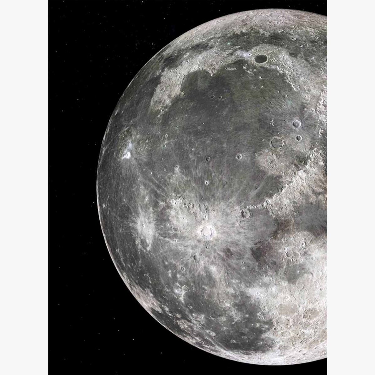 Affiche « Détail de la Lune »