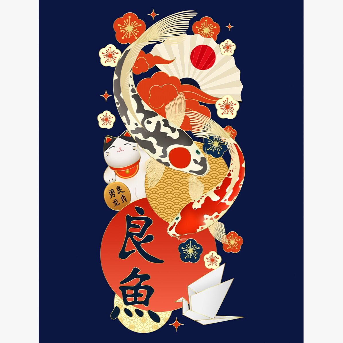 Affiche « Éléments japonais »