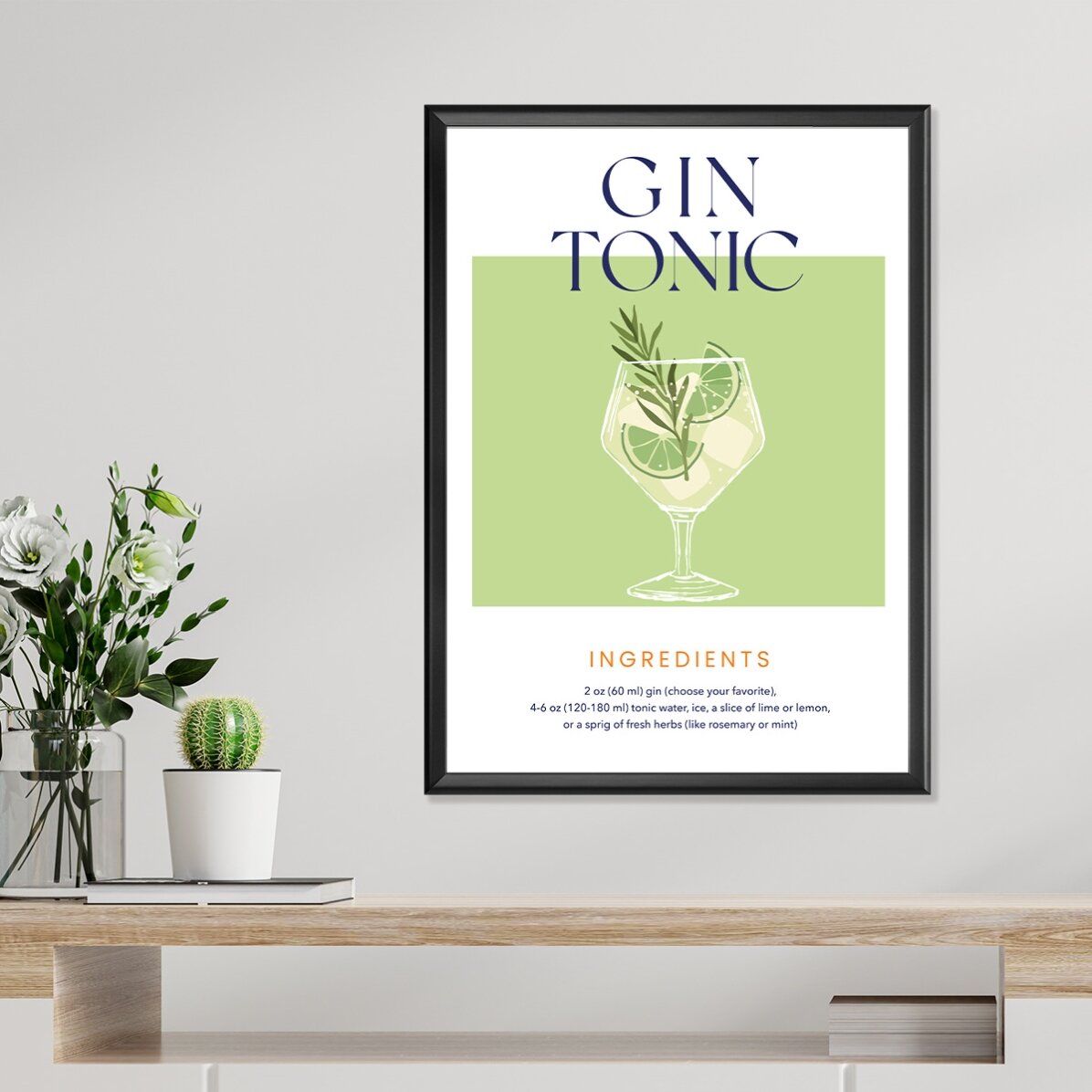 Affiche Gin Tonic