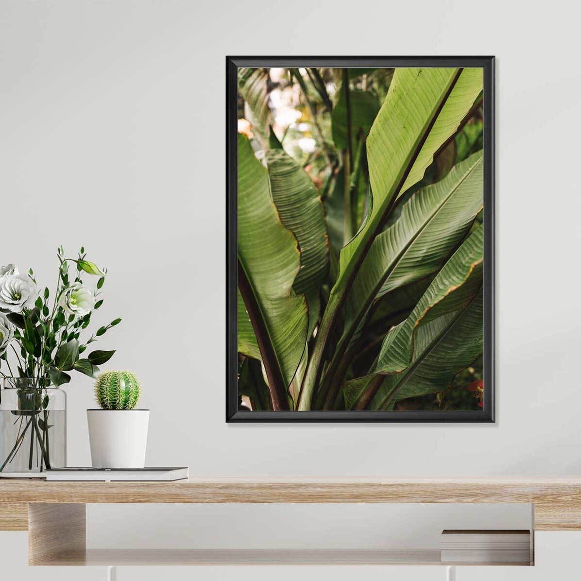 Affiche « Feuilles vertes »