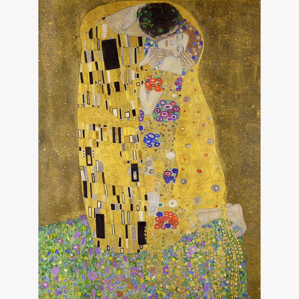 Affiche de Gustav Klimt, « Le Baiser », 1908