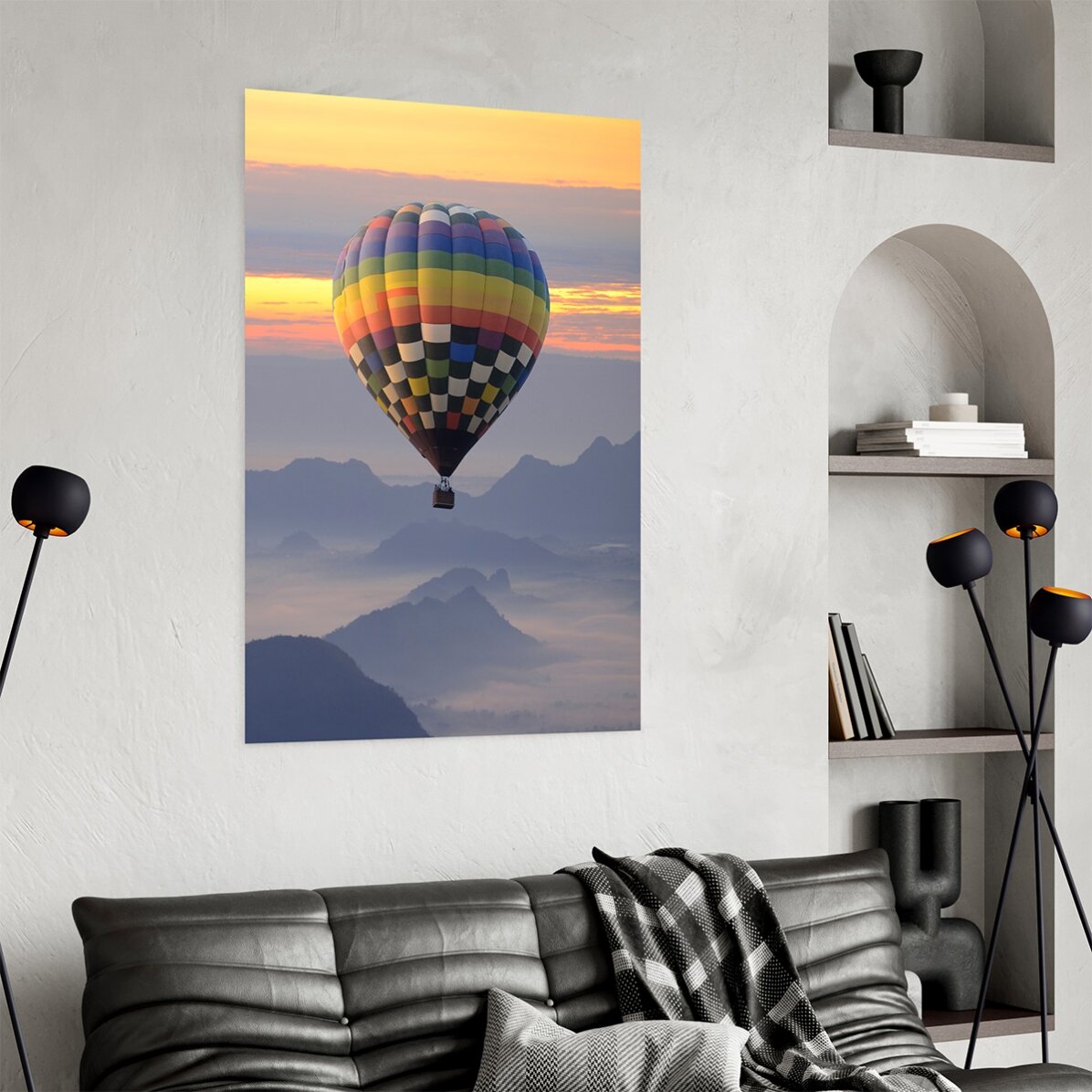 Affiche « Ballon à air chaud »