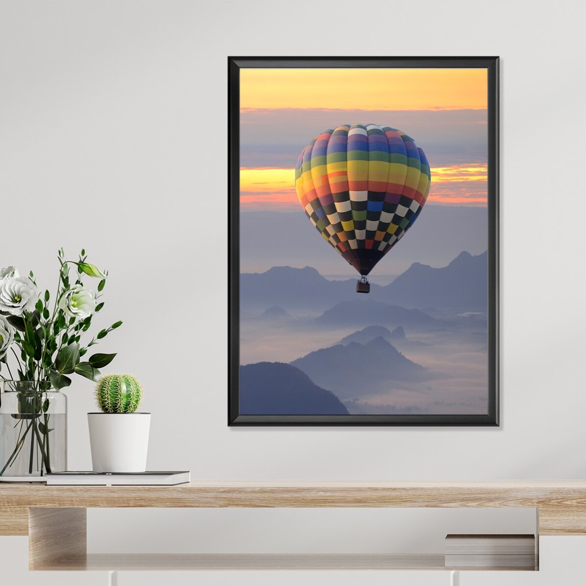 Affiche « Ballon à air chaud »