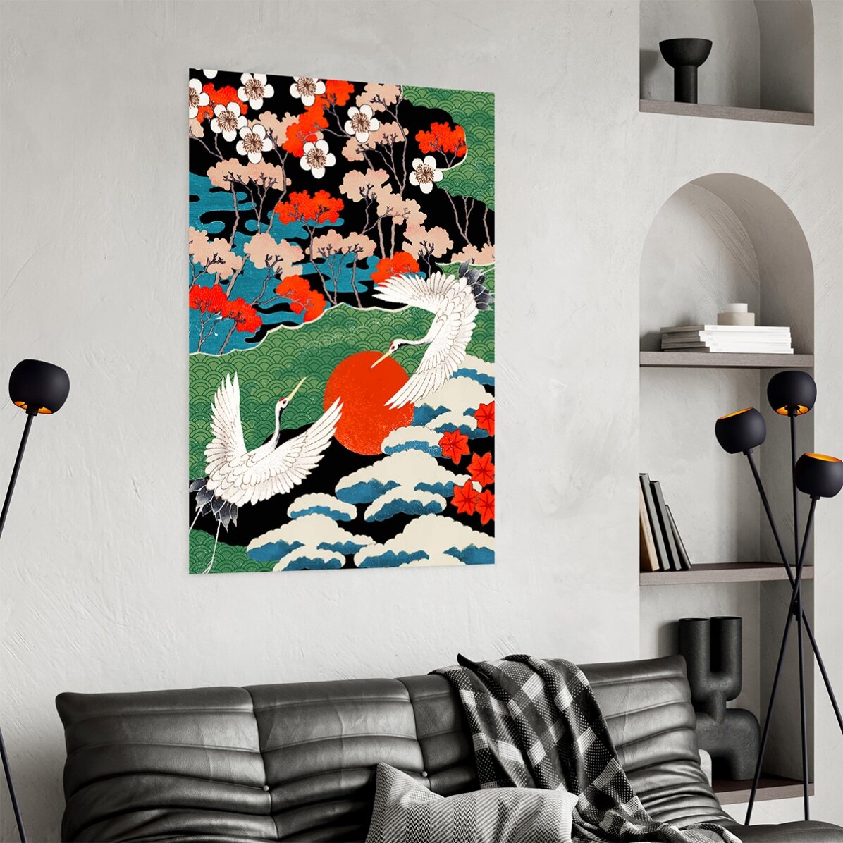 Affiche : illustration japonaise