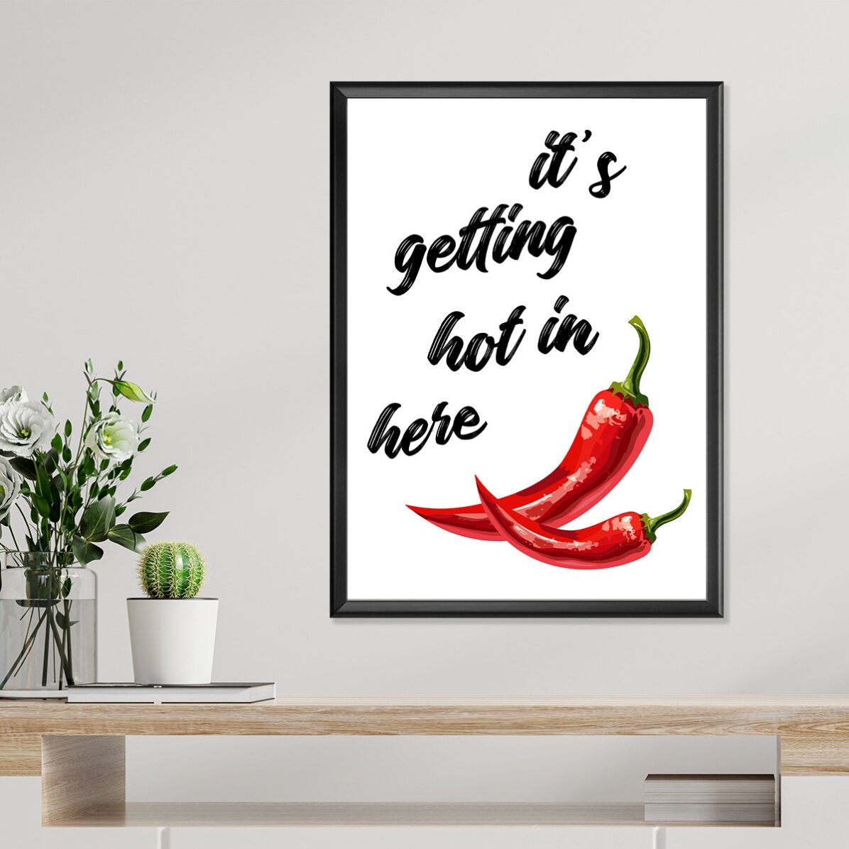 Affiche « Il commence à faire chaud ici »