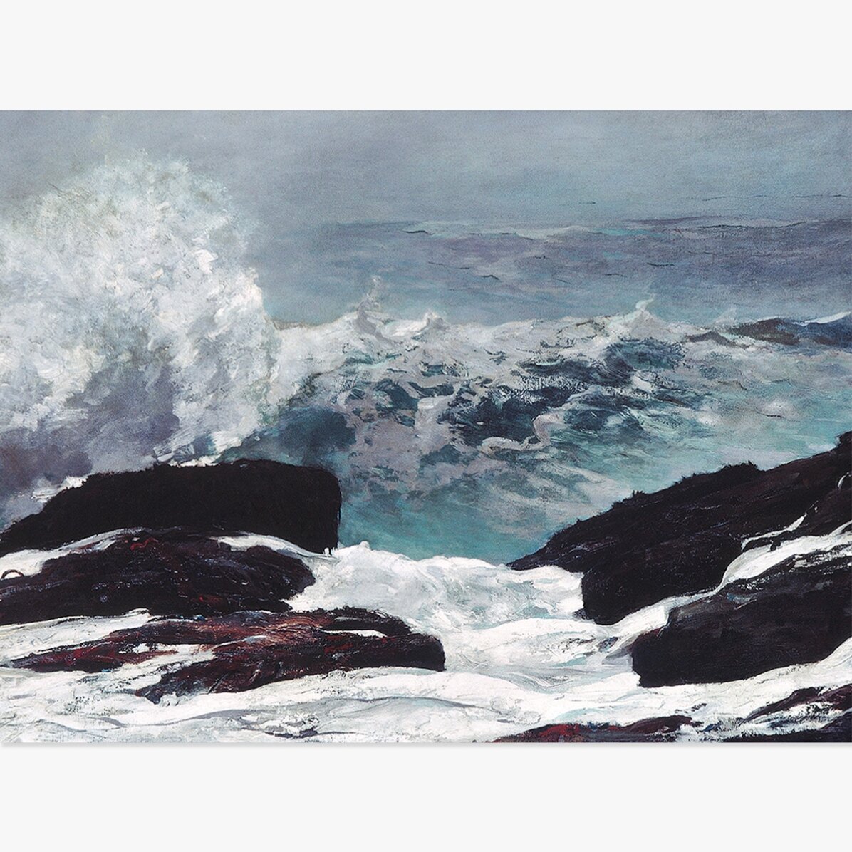 Affiche au format paysage - Winslow Homer - Northeaster 1895