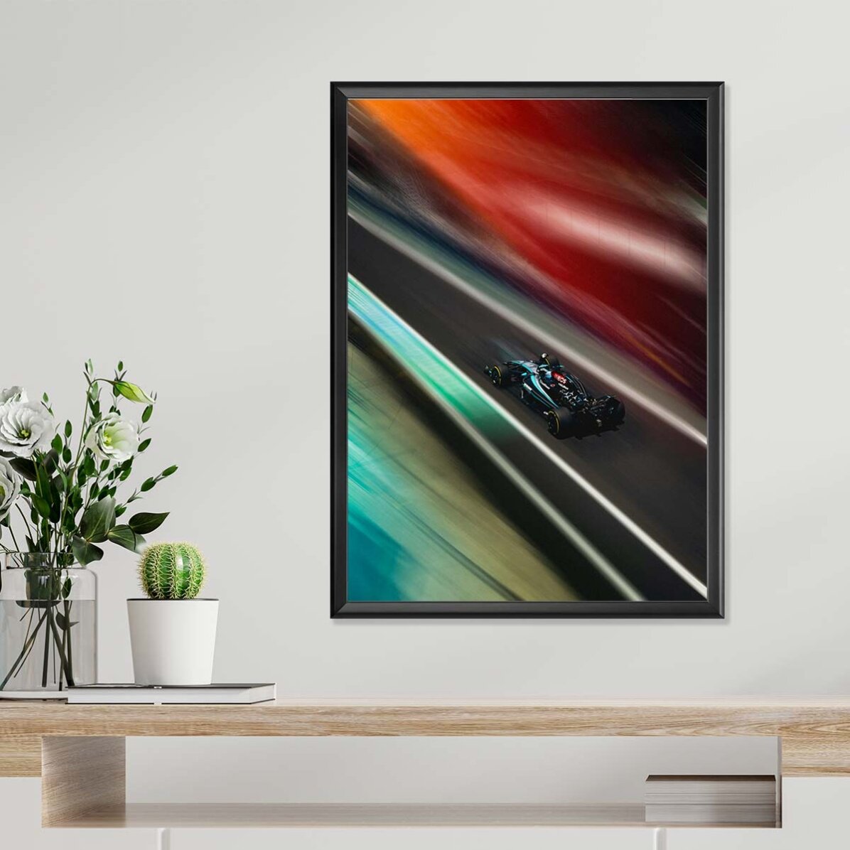 Affiche « Voiture de course »
