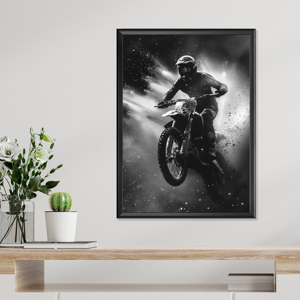 Affiche « Motard »