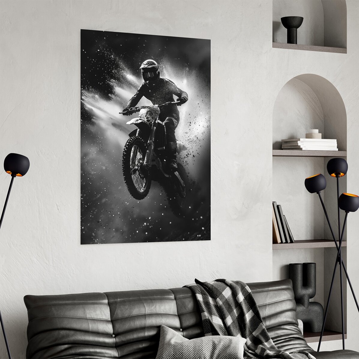 Affiche « Motard »