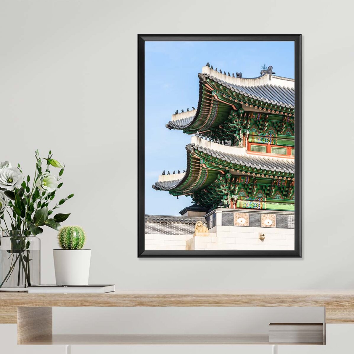 Affiche du Palais de Séoul, Corée du Sud