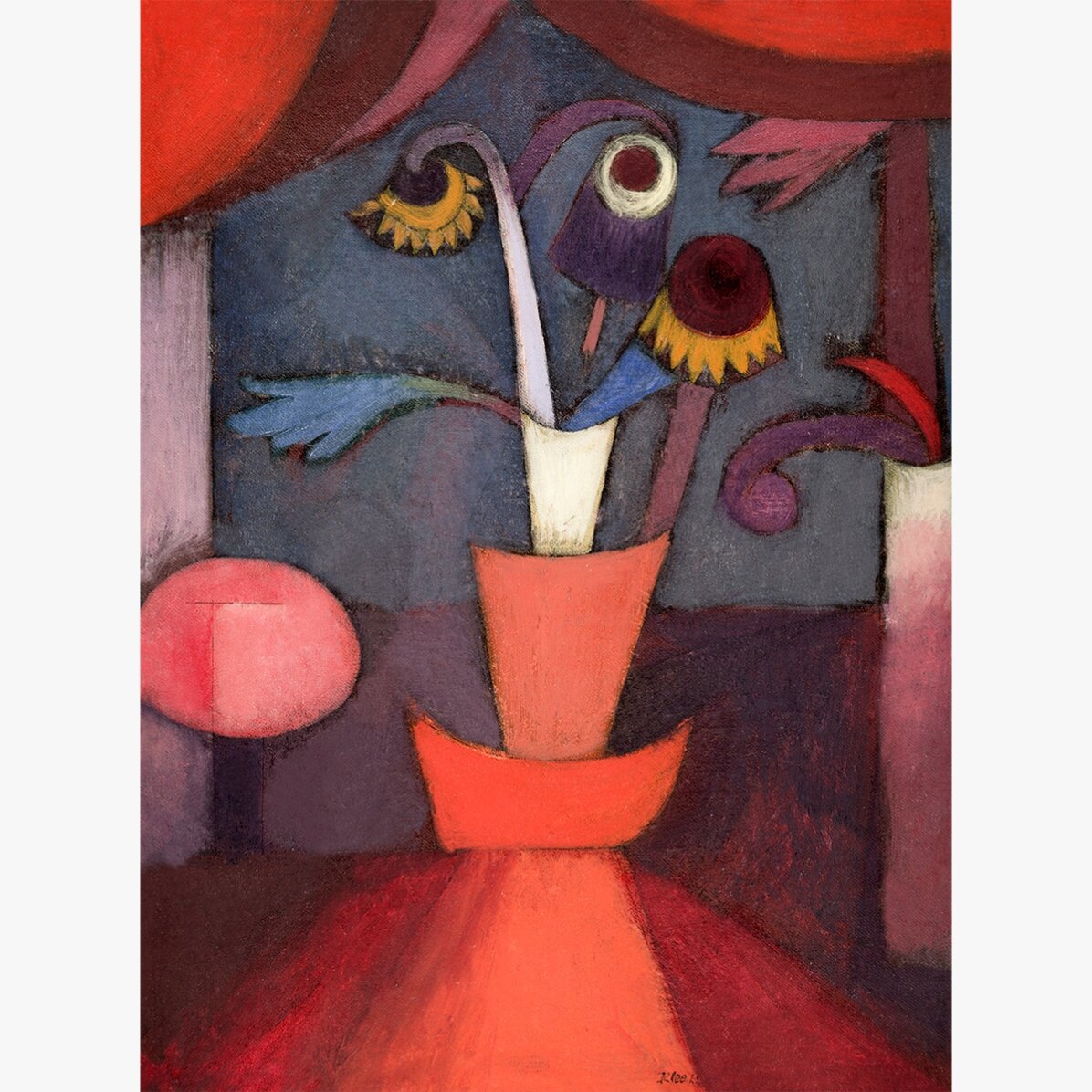 Affiche de Paul Klee, « Autumn Flower », 1922