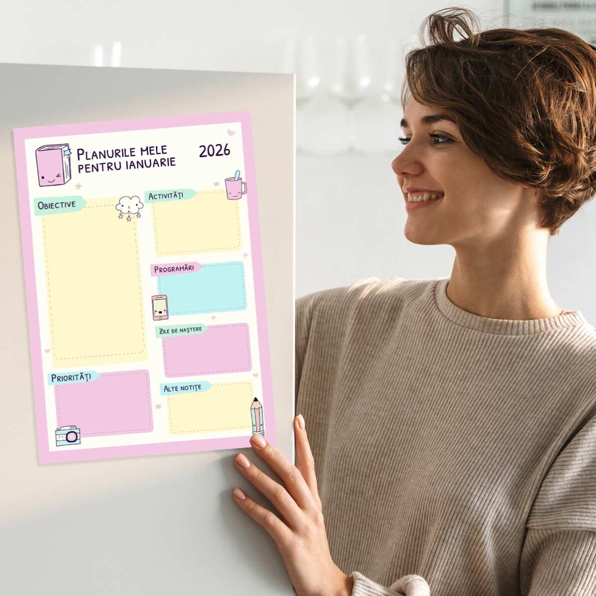 Personalised poster - Pastel planner