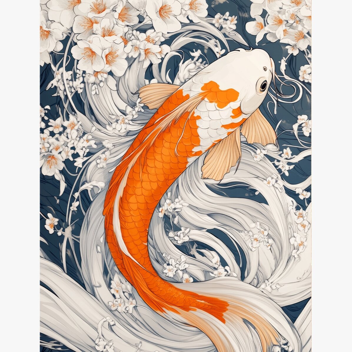Affiche « Poisson japonais »