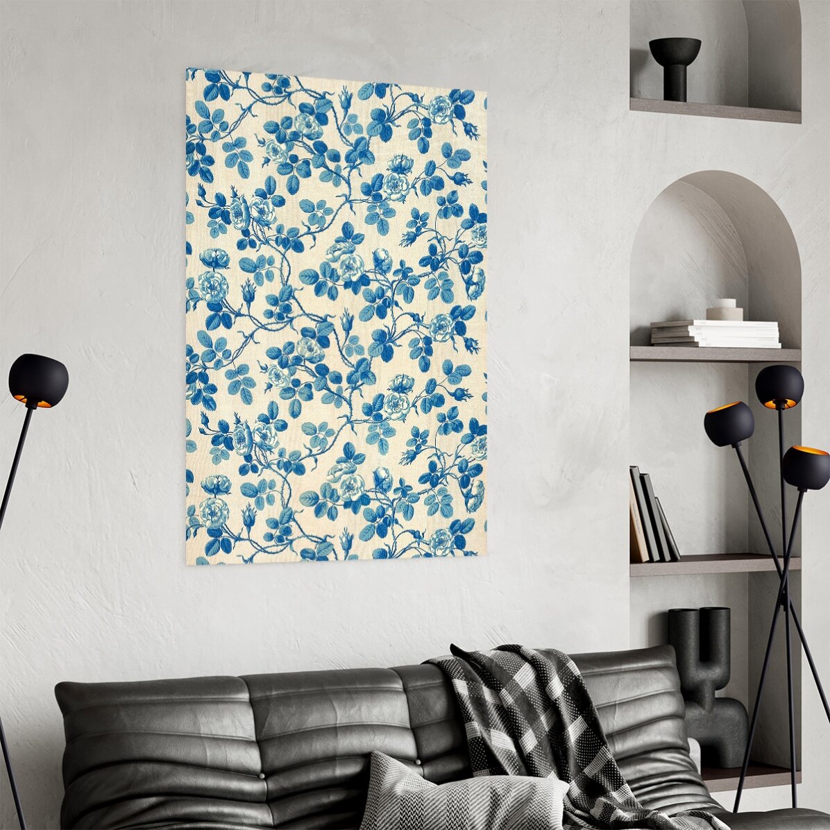 Affiche « Plantes bleues »
