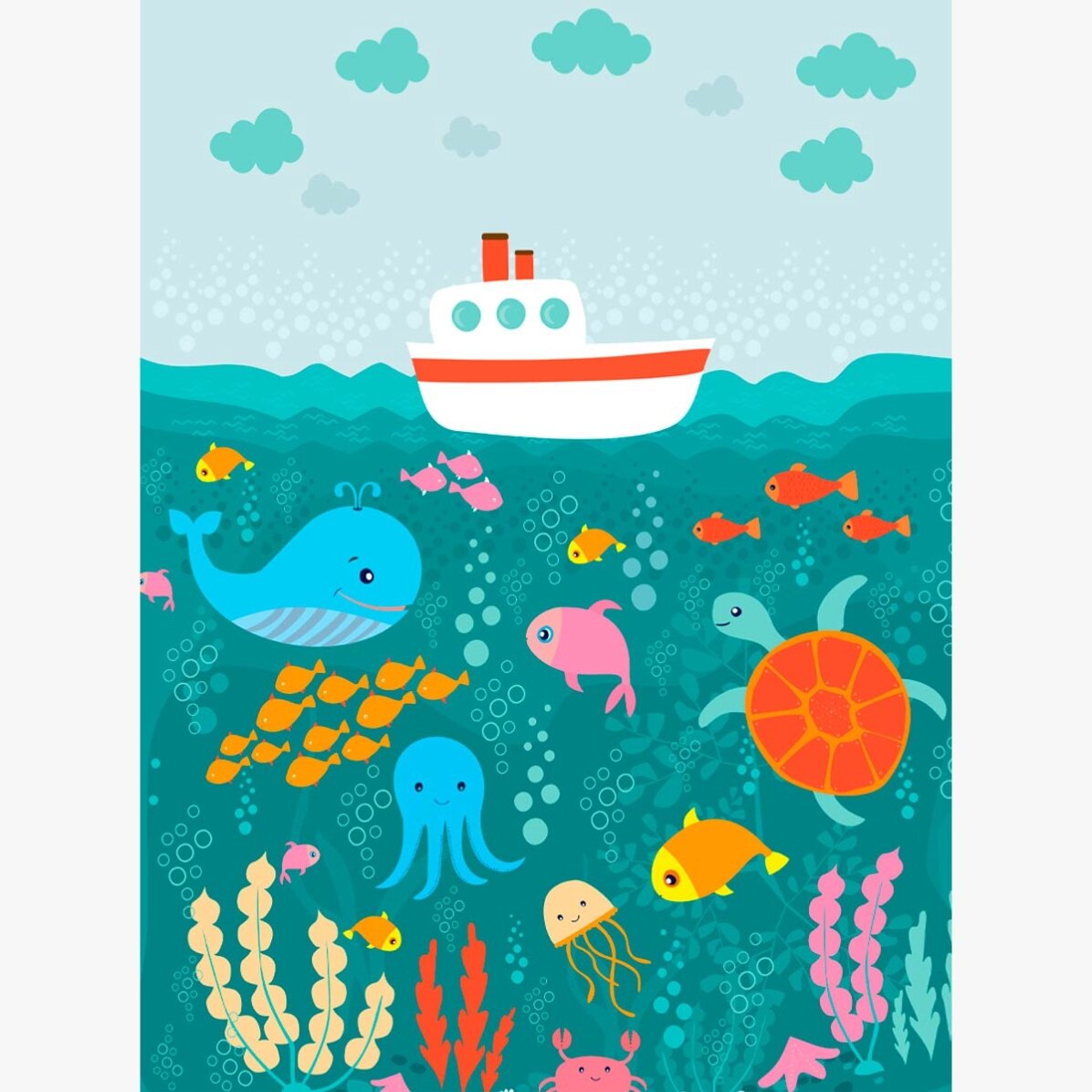 Affiche « Les amis de la mer »