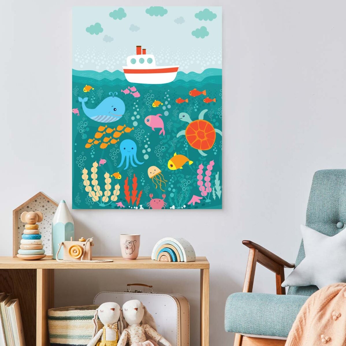Affiche « Les amis de la mer »