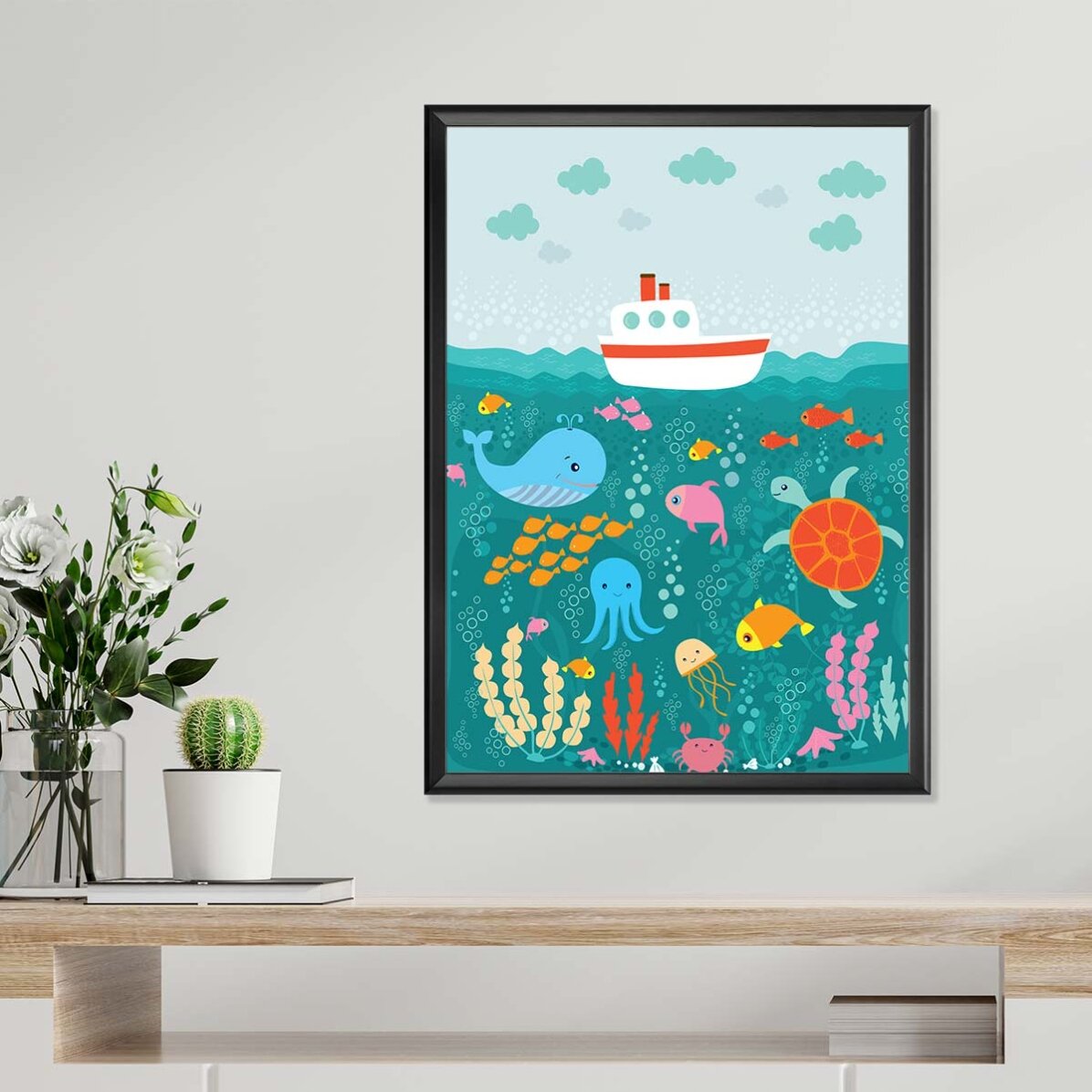Affiche « Les amis de la mer »