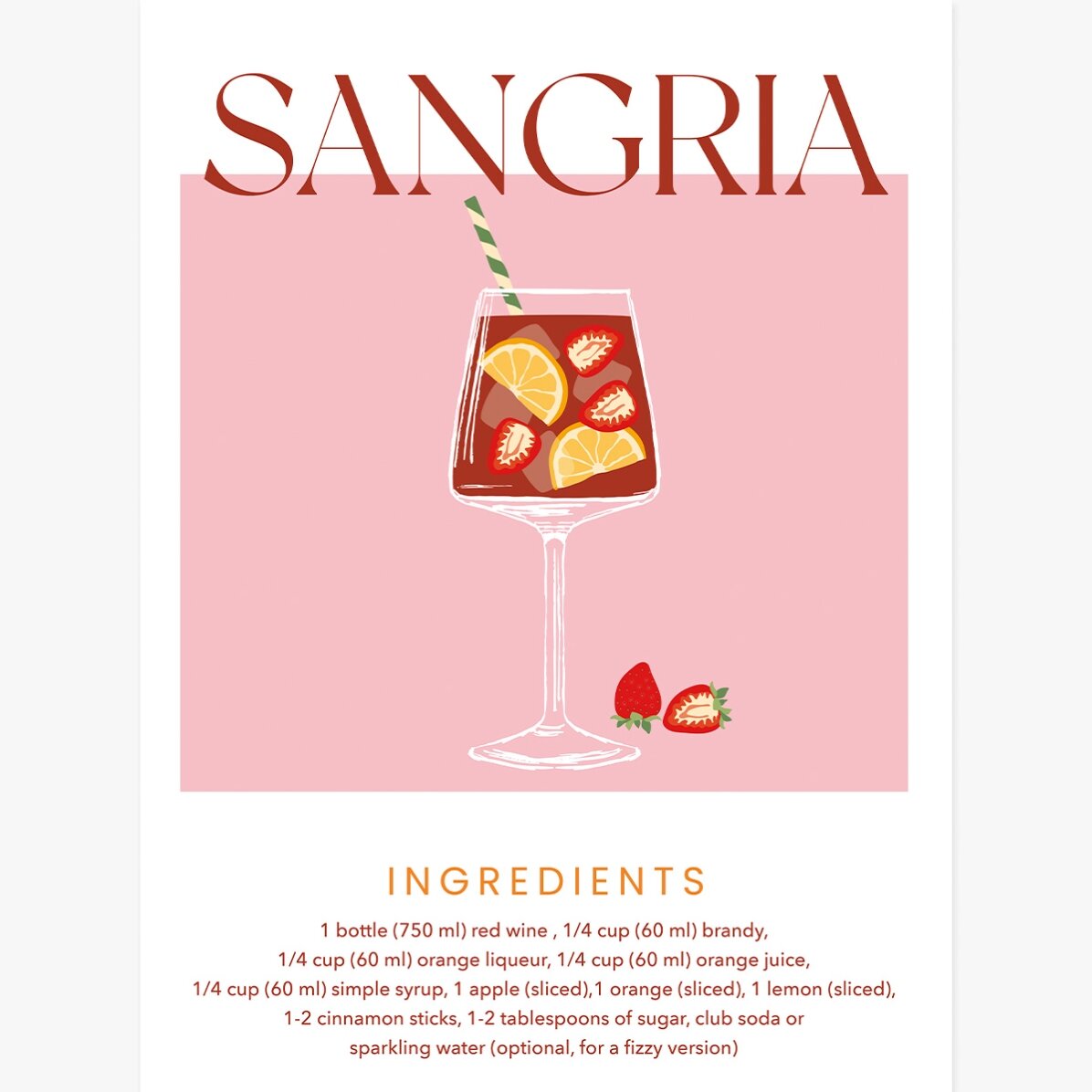 Affiche « Sangria »