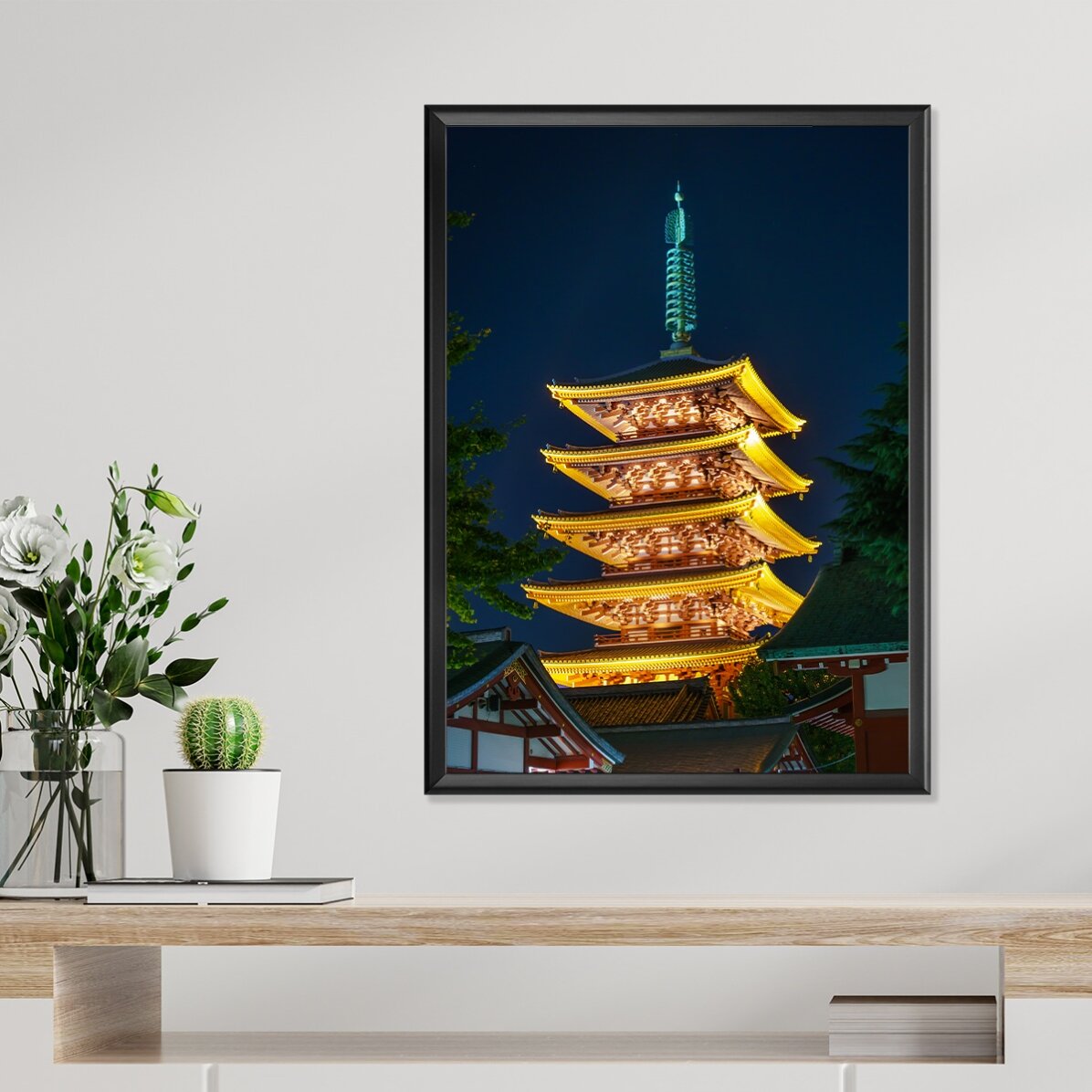 Affiche « Temple japonais »