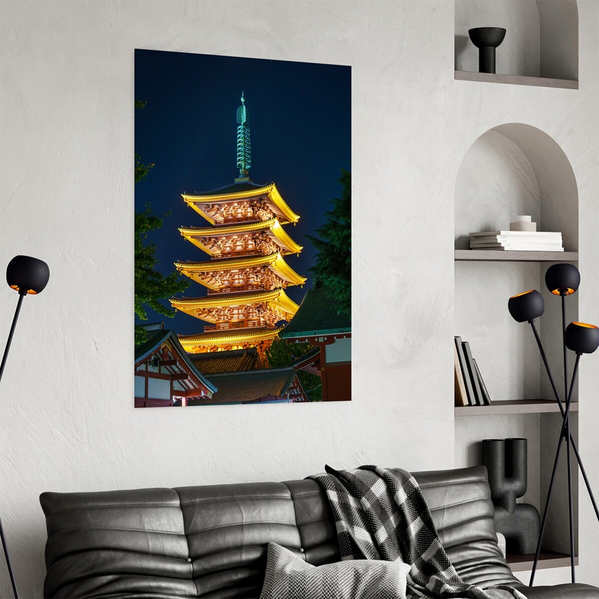 Affiche « Temple japonais »