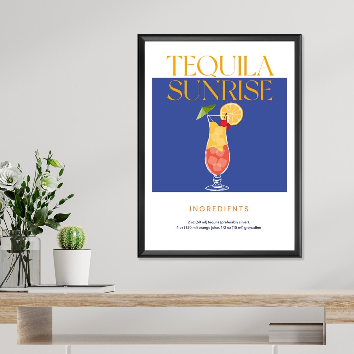 Affiche « Tequila Sunrise »