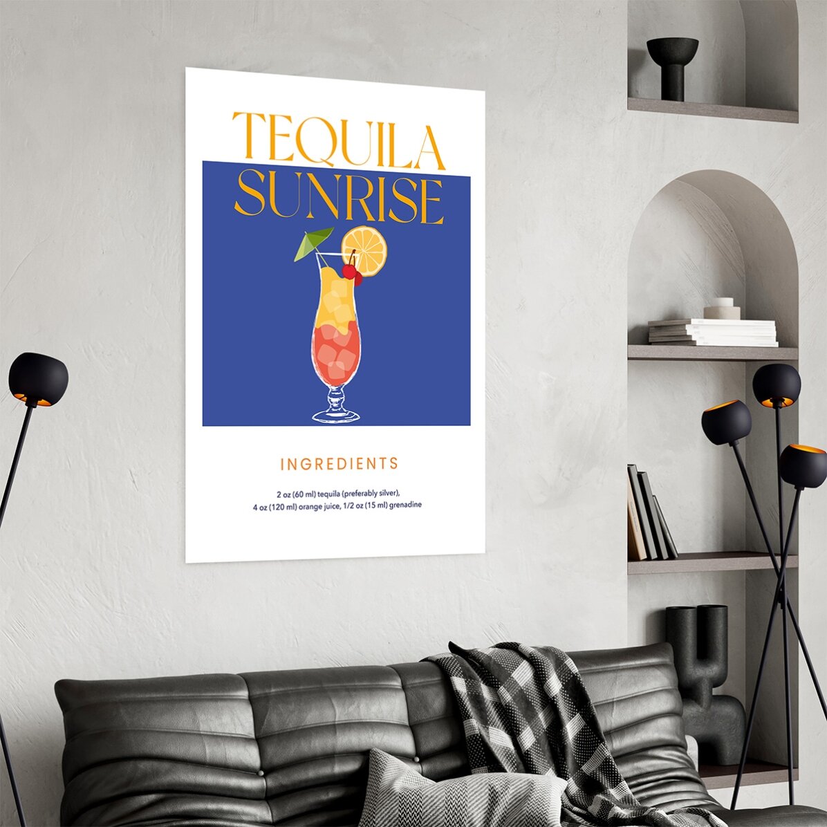 Affiche « Tequila Sunrise »