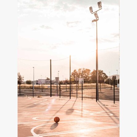 Affiche « Terrain de basket »