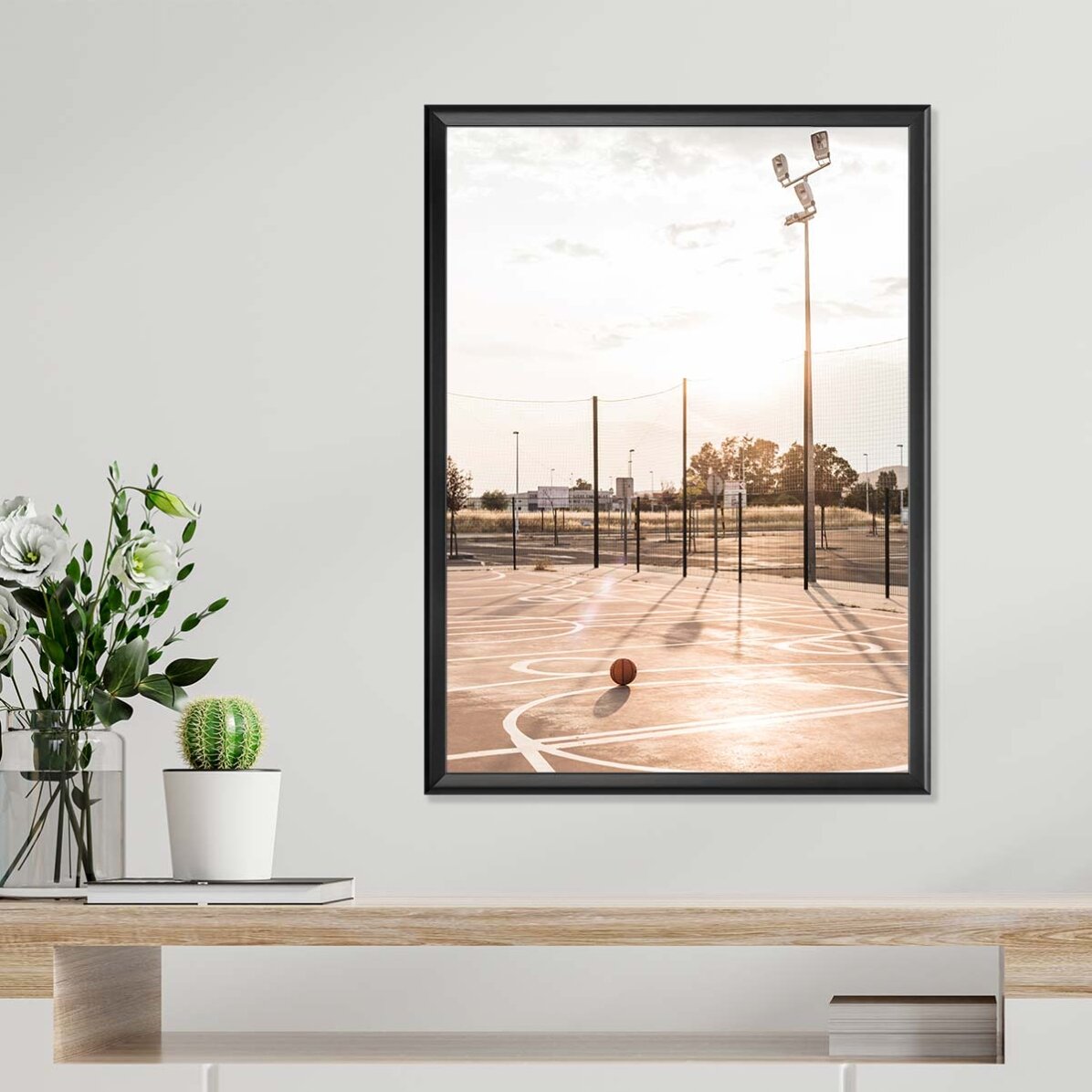 Affiche « Terrain de basket »