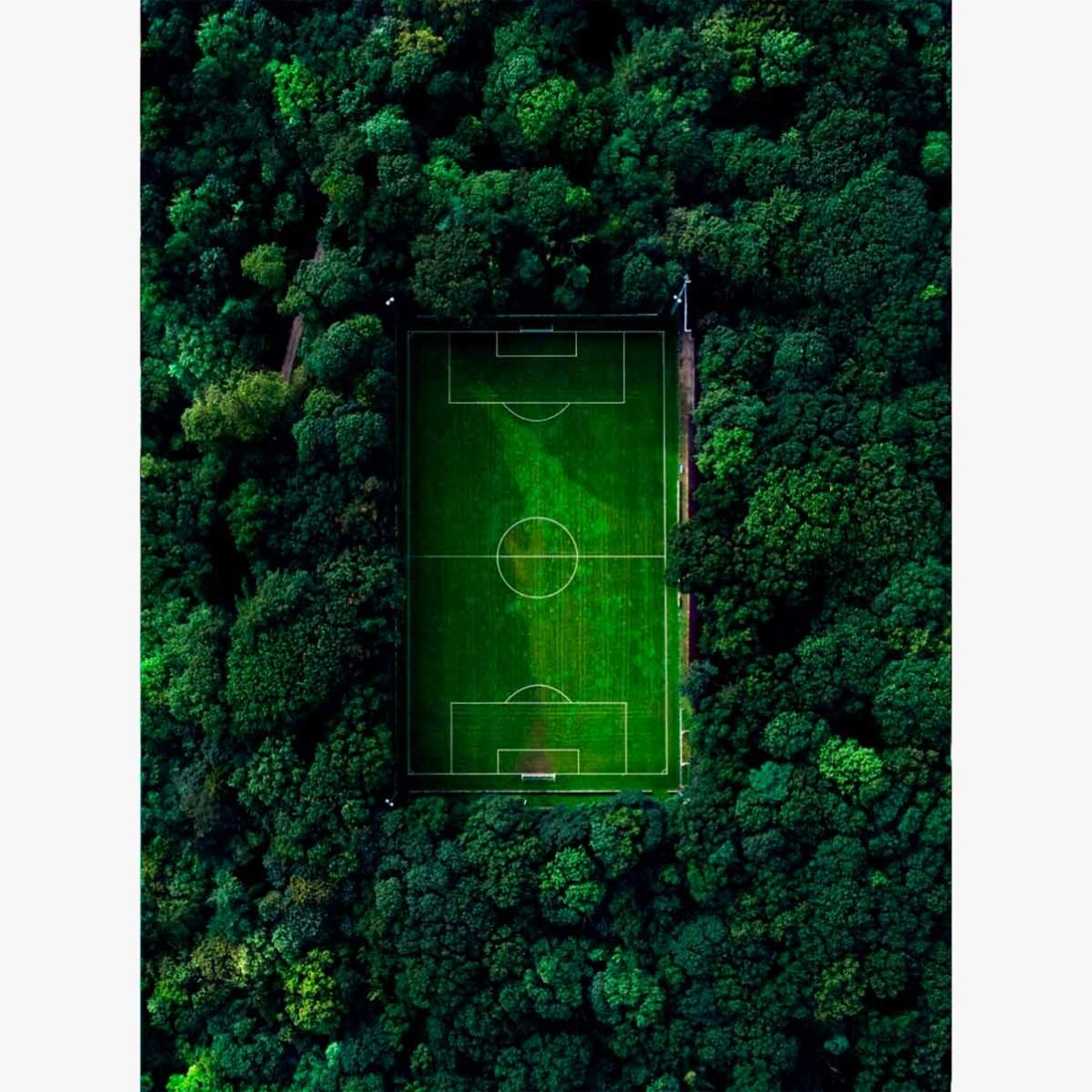 Affiche « Terrain de football »