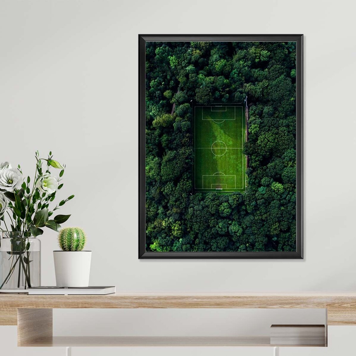 Affiche « Terrain de football »