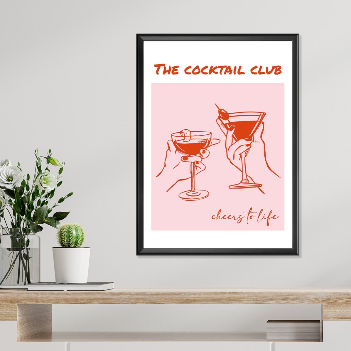 Affiche « The Cocktail Club »