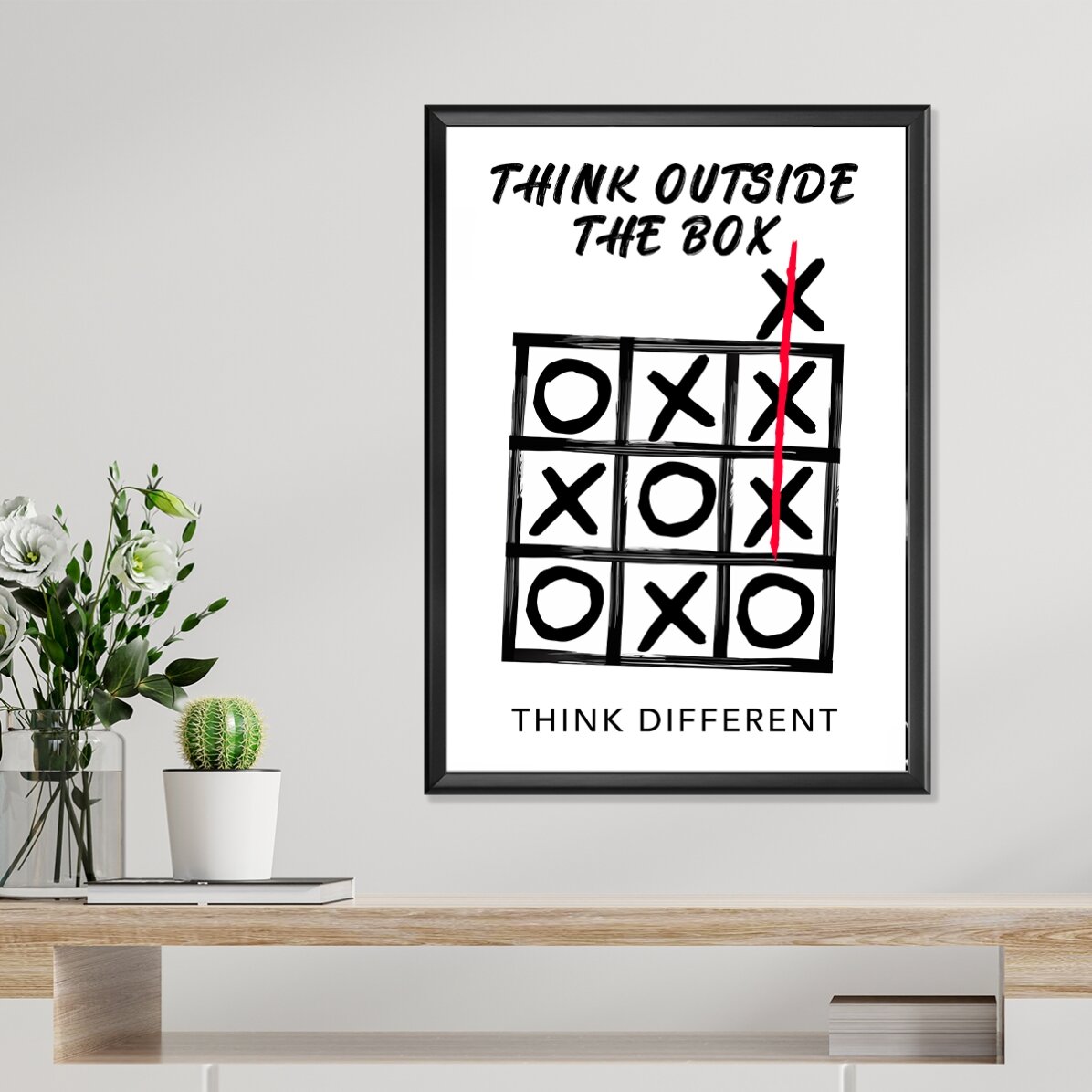 Affiche « Think outside the box »