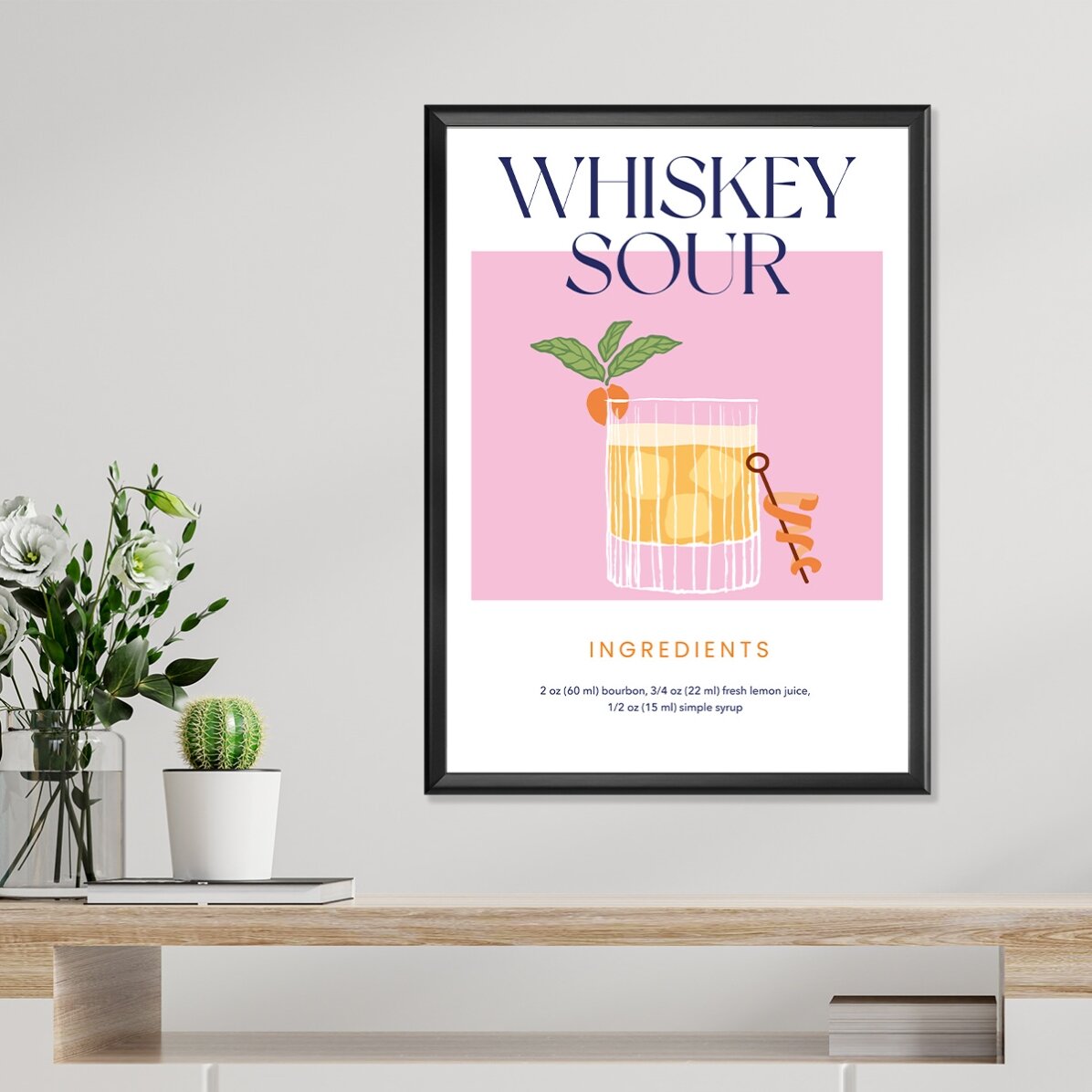 Affiche « Whiskey Sour »