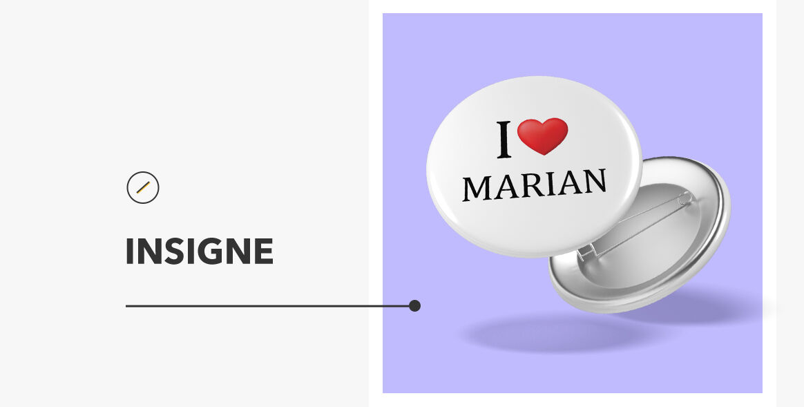 Insignes métalliques personnalisés