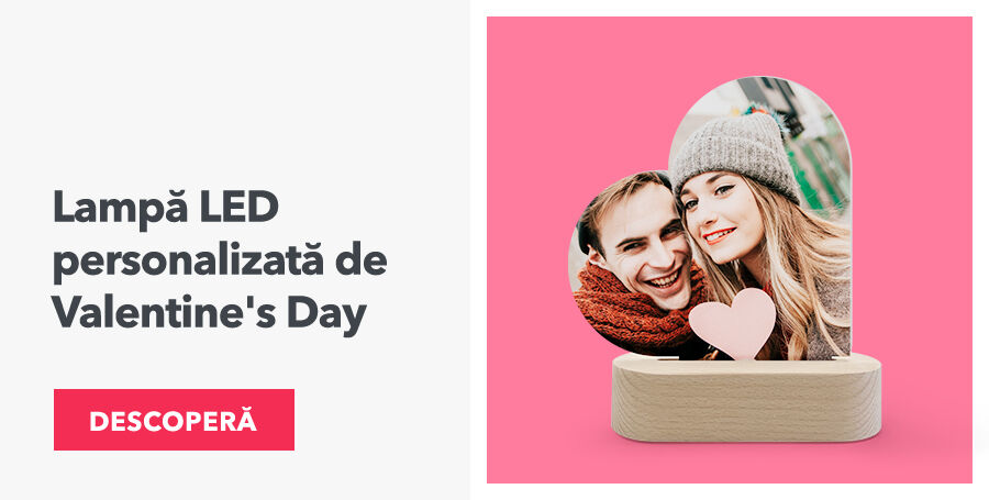 Lampe de veille LED personnalisée pour la Saint-Valentin