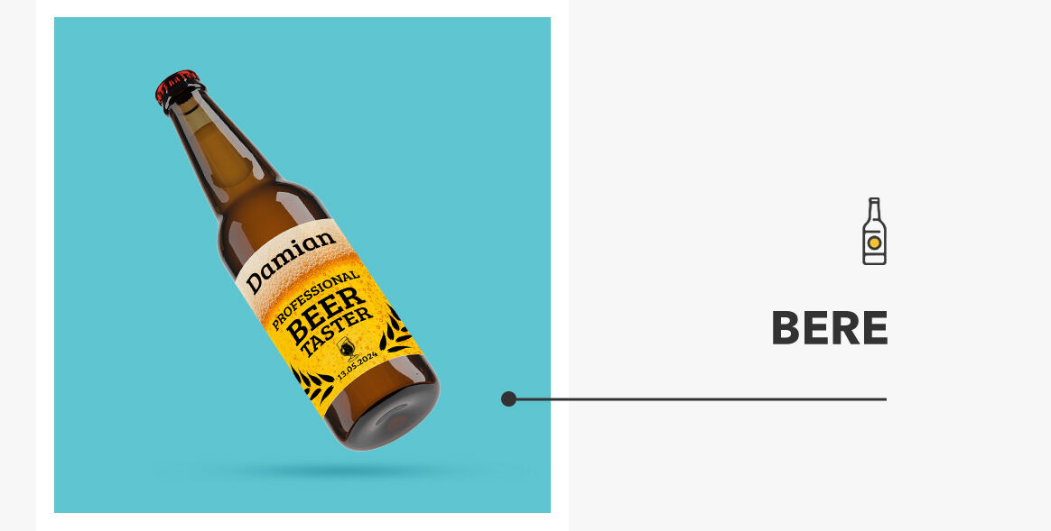 Bière artisanale personnalisée