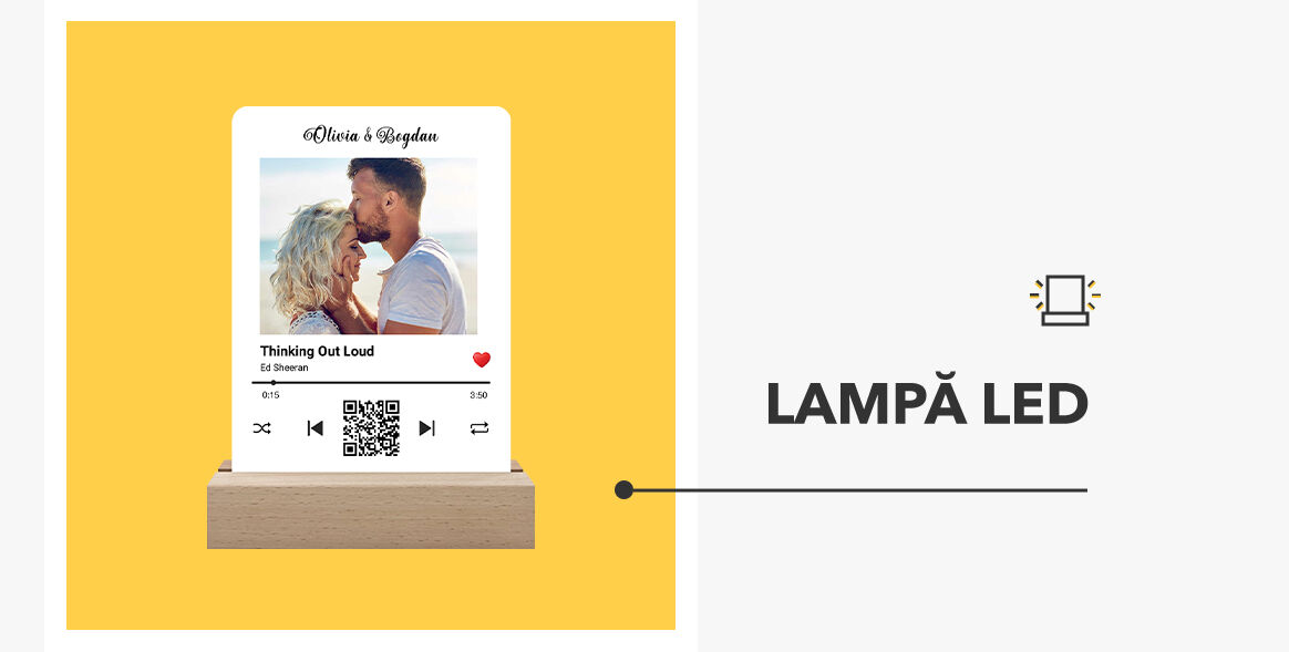 Lampe de veille LED personnalisée
