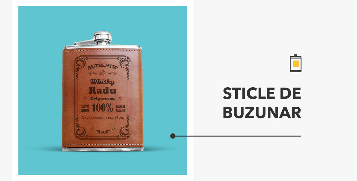 Bouteilles de poche personnalisées