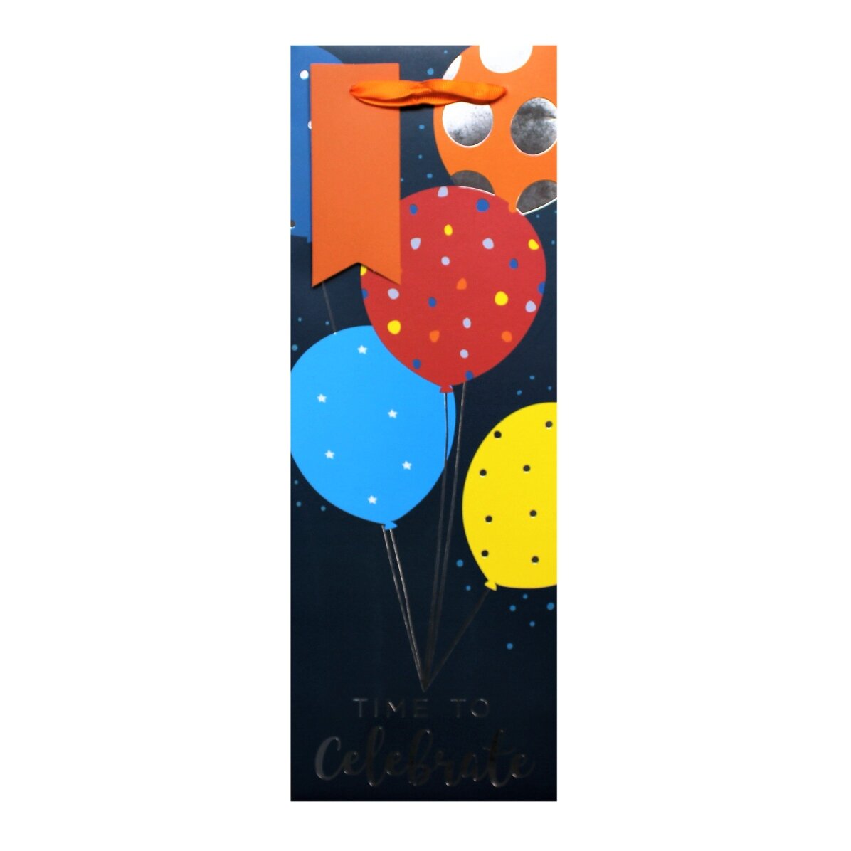 Sachet cadeau pour boissons - modèle « Time to celebrate »